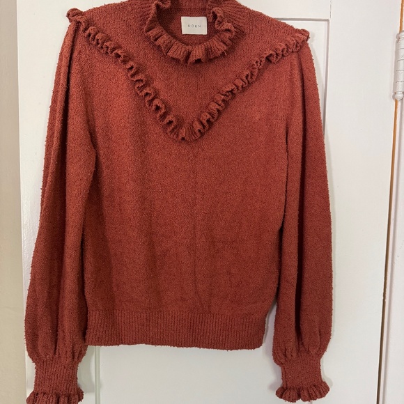 DOEN/ Jude Sweater/ Cinnamon/ Size M - Picture 1 of 13